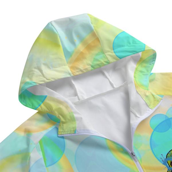 Leichte Regenjacke Paolo – Popart Hundemotiv, 100 % Polyester, Unisex, Mix, Mischling, Basset Hound